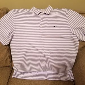 XL Lavender & White stripe Vineyard Vine